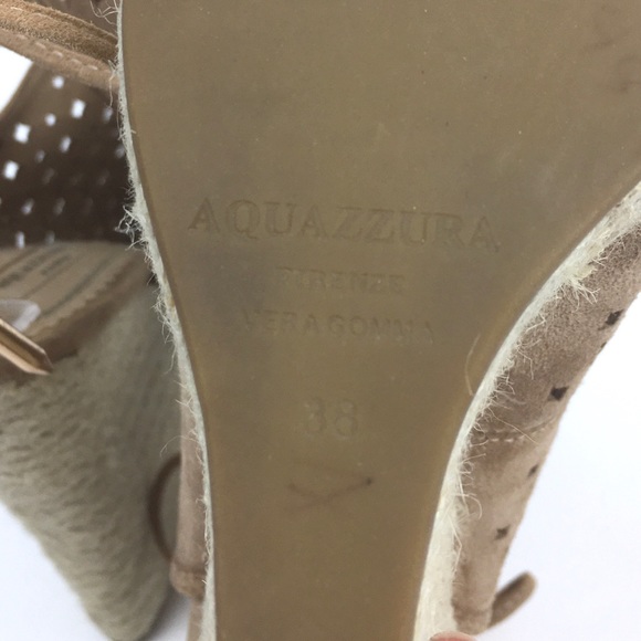 Aquazzura sexy thing wedge sandal heel cut out - Picture 6 of 8